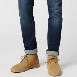 J.Crew Men’s 8 Tan Suede Chukka Ankle Boots Lace Up Desert Boots